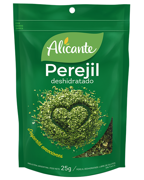 PEREJIL DESHIDRATADO ALICANTE 25 GR SIN TACC PACK 3U