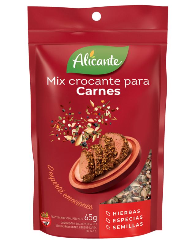 MIX CROCANTE PARA CARNES 65 GR SIN TACC