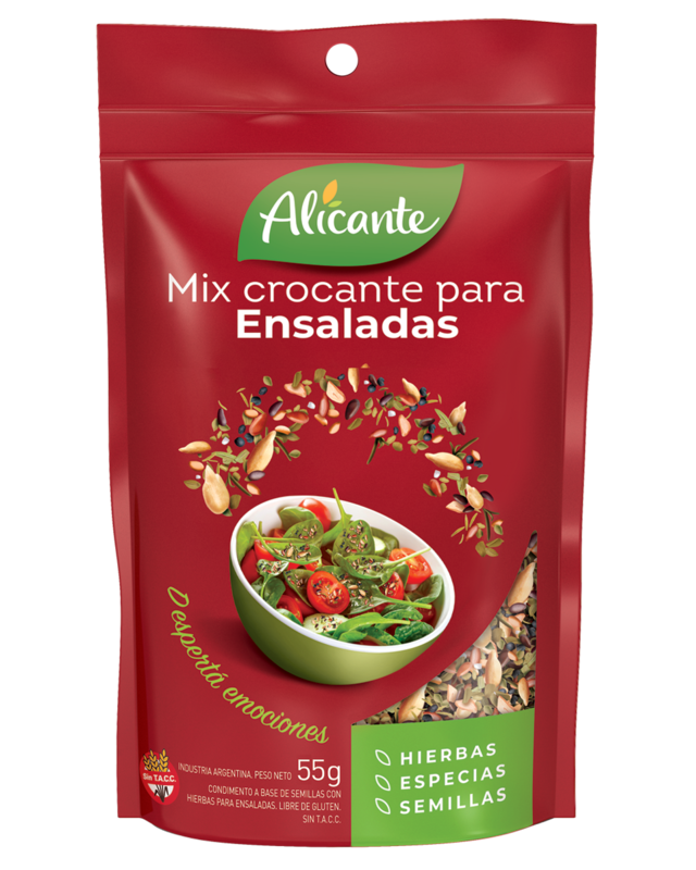 MIX CROCANTE PARA ENSALADAS 55 GR SIN TACC