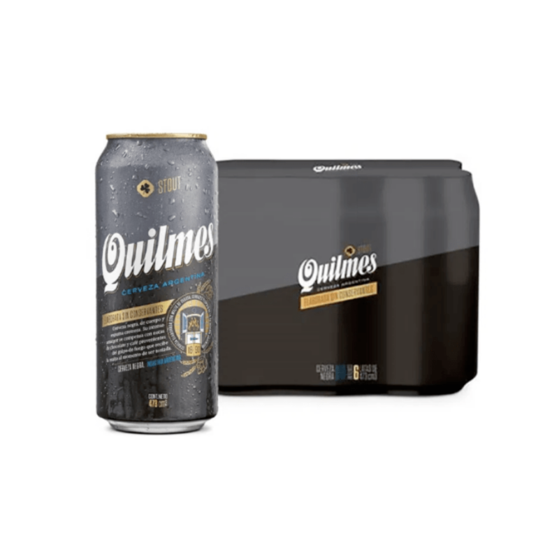 CERVEZA QUILMES STOUT 473ML - PACK X 6
