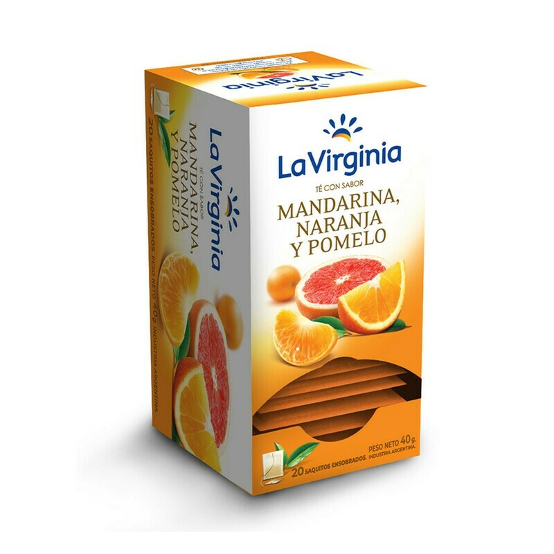 TE SABOR MANDARINA, NARANJA Y POMELO LA VIRGINIA - 20 SOBRES