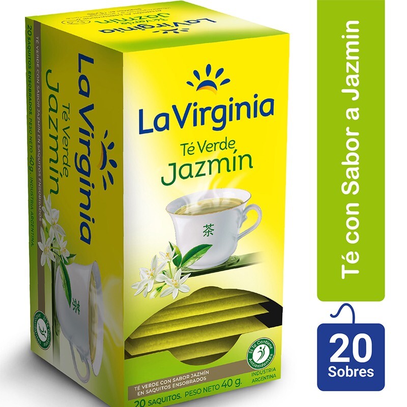 TE VERDE JAZMIN- 20 SOBRES