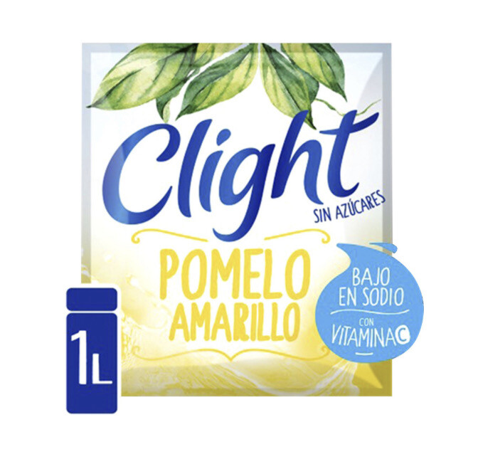 JUGO CLIGHT POMELO AMARILLO SOBRE - 8gr/ PACK POR 10U