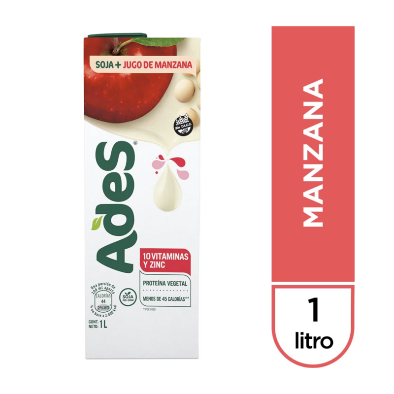 JUGO ADES DE MANZANA 1L