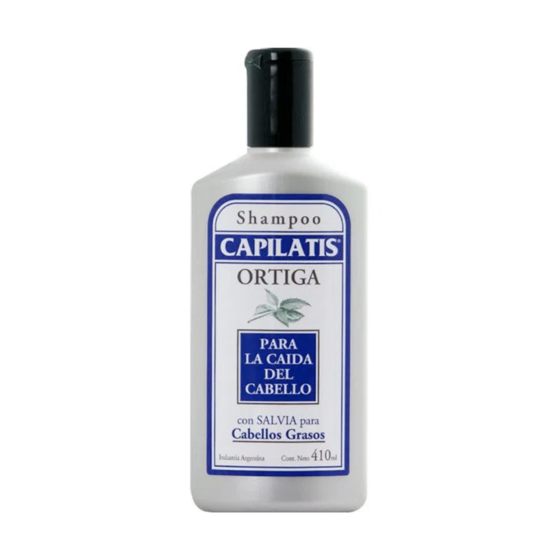 SHAMPOO CAPILATIS CONTROL CAÍDA CABELLO GRASO CON ORTIGA Y SALVIA X 410 ML