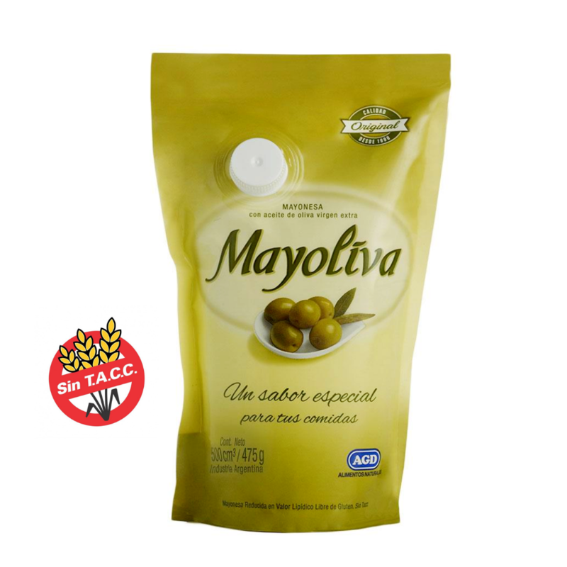 MAYOLIVA MAYONESA CON ACEITE DE OLIVA 475G