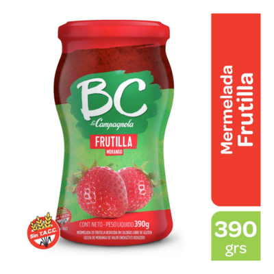 BC LA CAMPAGNOLA MERMELADA DE FRUTILLA 390G