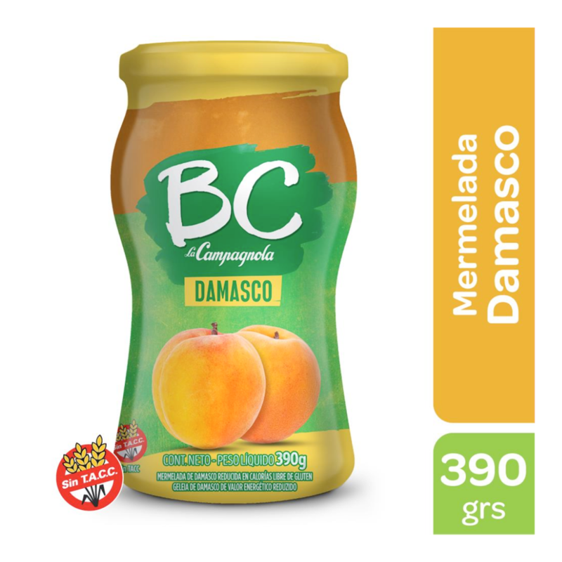 BC LA CAMPAGNOLA MERMELADA DE DAMASCO 390G
