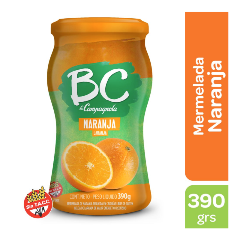 BC LA CAMPAGNOLA MERMELADA DE NARANJA 390G