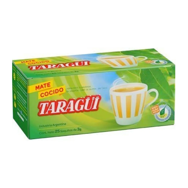 MATE COCIDO TARAGUI X 25 UNIDADES EN SAQUITOS