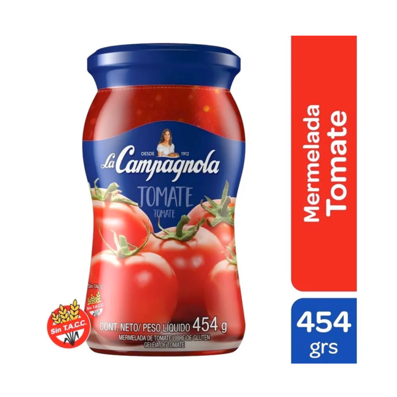 MERMELADA LA CAMPAGNOLA DE TOMATE 454G