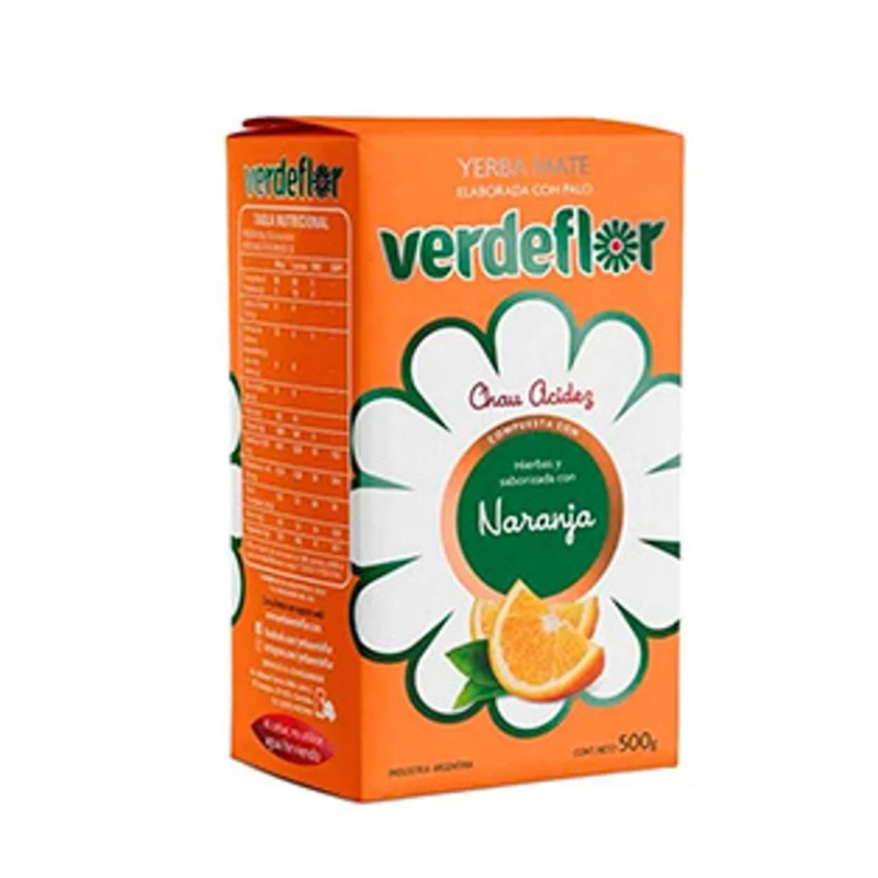 YERBA MATE VERDEFLOR NARANJA 500GR