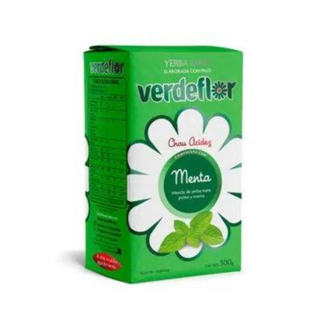 YERBA MATE VERDEFLOR MENTA 500GR