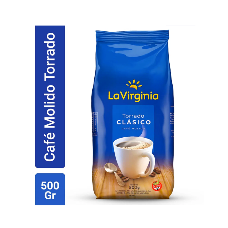 CAFE LA VIRGINIA MOLIDO - 500G