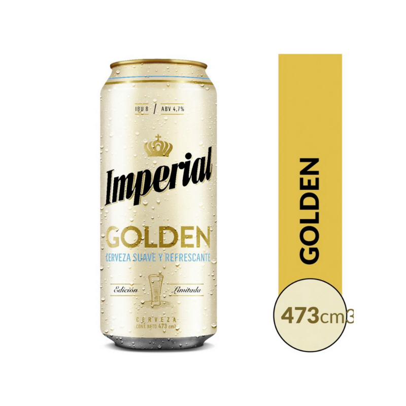 CERVEZA IMPERIAL GOLDEN 473ML