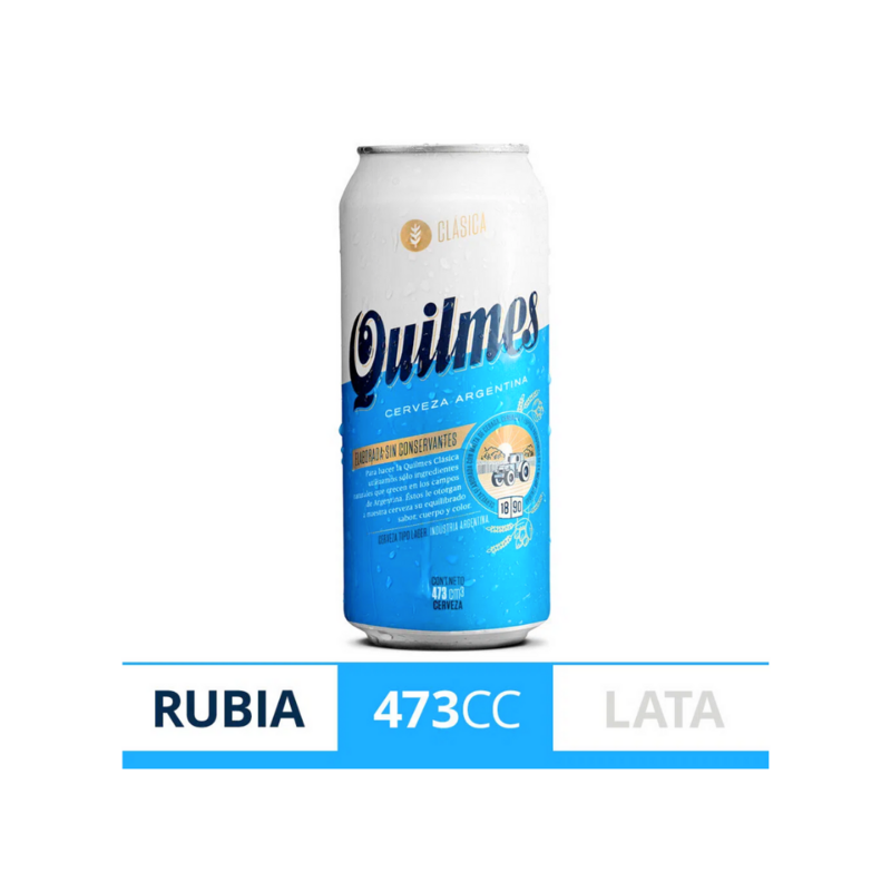CERVEZA QUILMES RUBIA 473ML