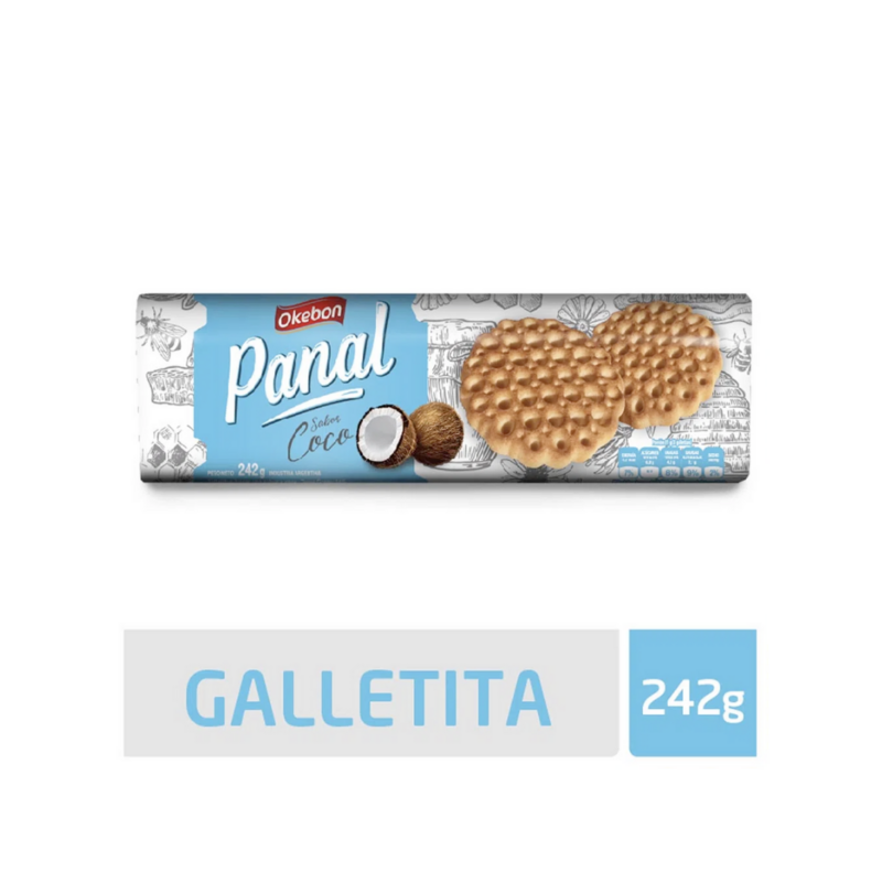 GALLETITAS OKEBON PANAL SABOR COCO