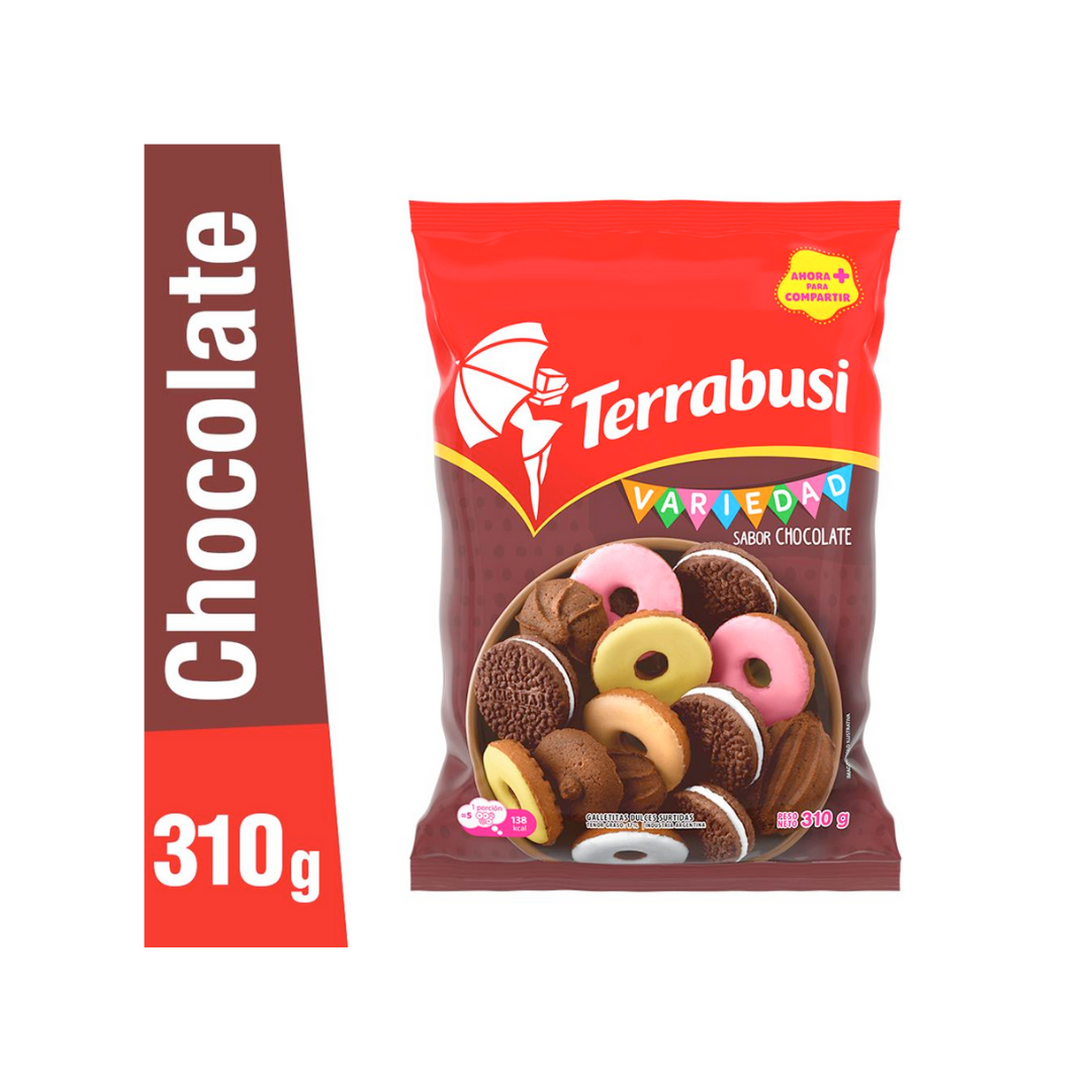 TERRABUSI VARIEDAD CHOCOLATE 310g