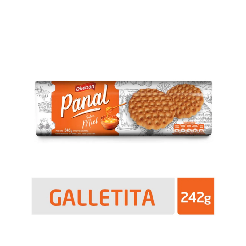 GALLETITAS OKEBON PANAL SABOR MIEL