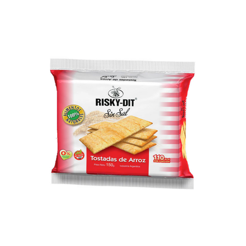 TOSTADAS DE ARROZ SIN SAL RISKY-DIT