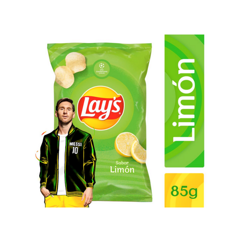 PAPAS FRITAS LAYS SABOR LIMON - 85G