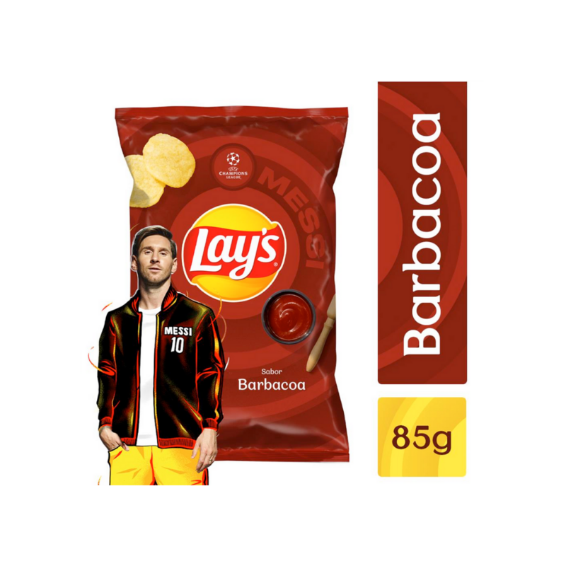PAPAS FRITAS LAYS SABOR BARBACOA - 85G