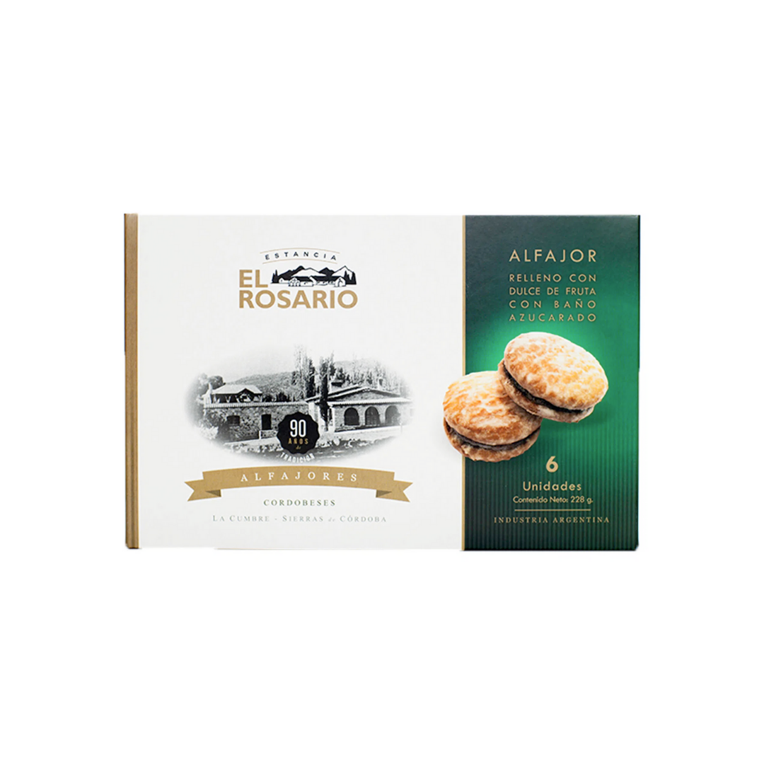 ALFAJOR DE FRUTA ESTANCIA DEL ROSARIO X 12U