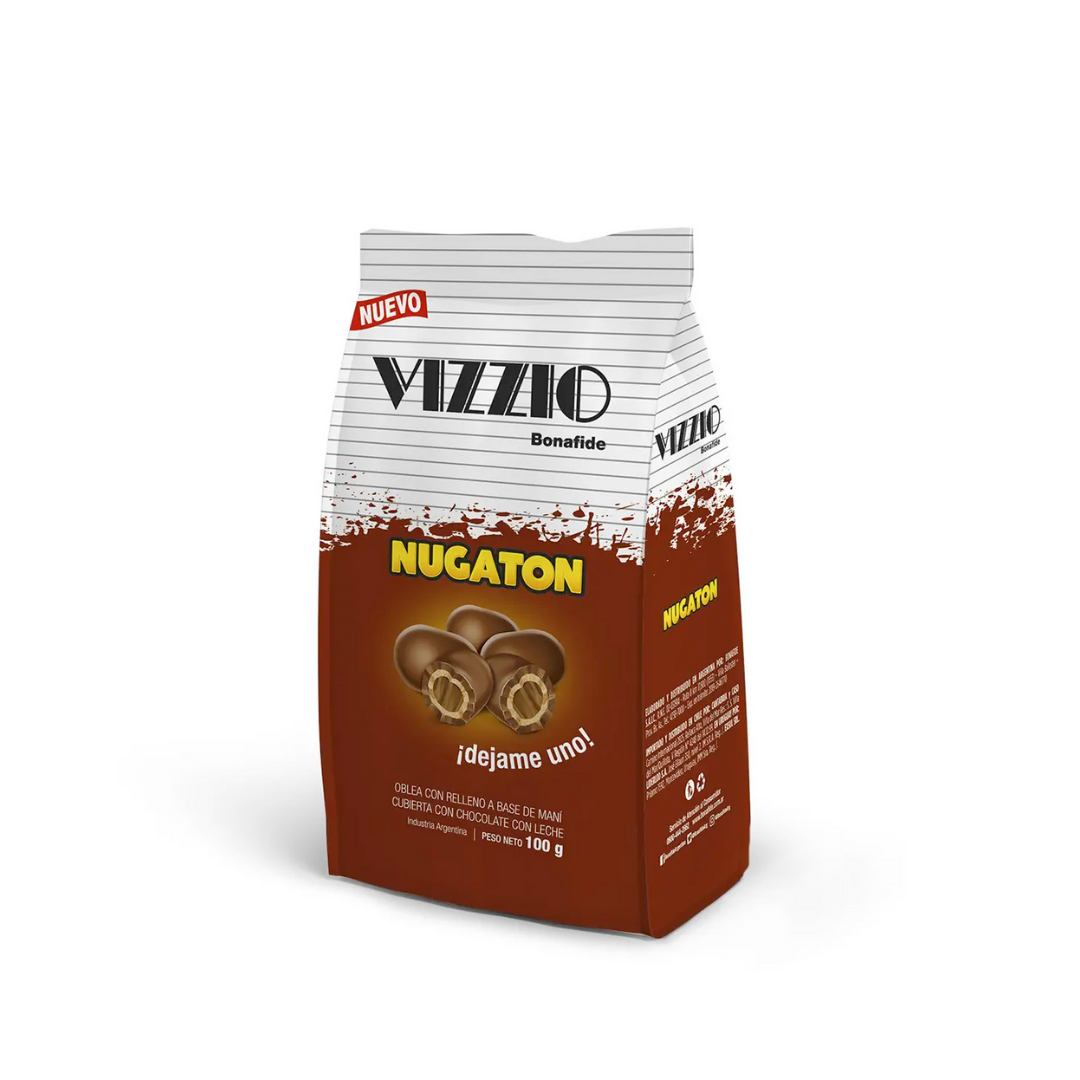 VIZZIO NUGATON CON CHOCOLATE BONAFIDE - 100G