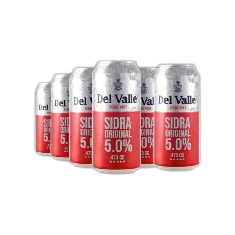 SIDRA DEL VALLE LATA 475ML - PACK X 6U