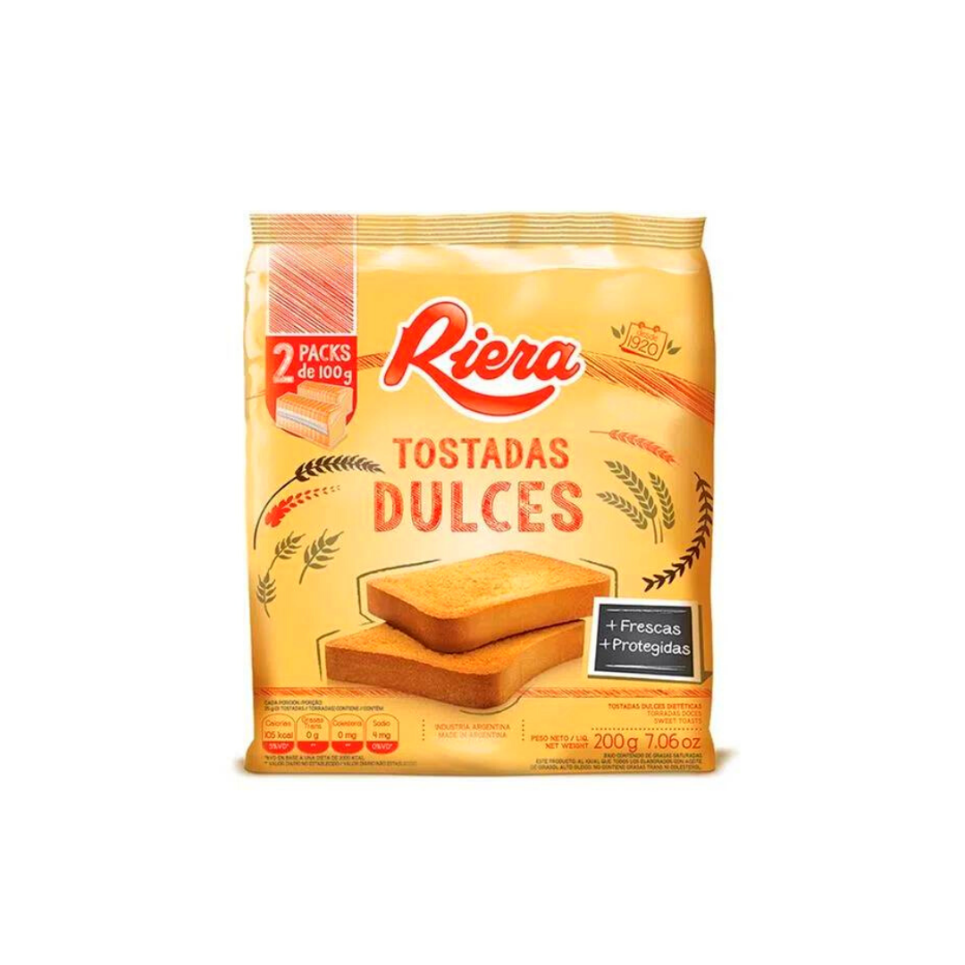 TOSTADAS DULCES RIERA 200G