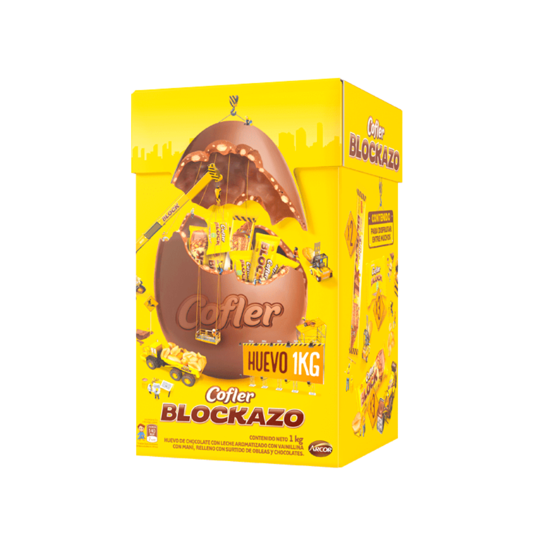 HUEVO DE PASCUA BLOCKAZO - 1KG