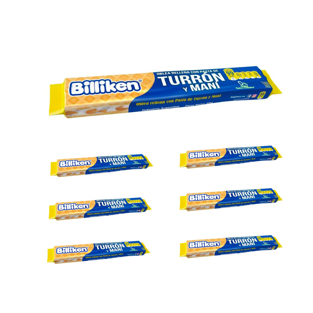 TURRON MANI BILLIKEN - PACK X 6U