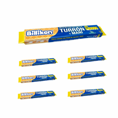 TURRON MANI BILLIKEN - PACK X 6U TURRON MANI BILLIKEN - PACK X 6U