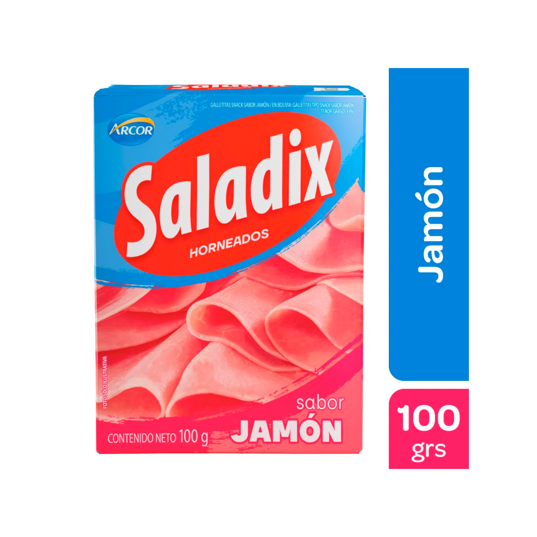 SALADIX JAMON 100 GRS - PACK X 3U