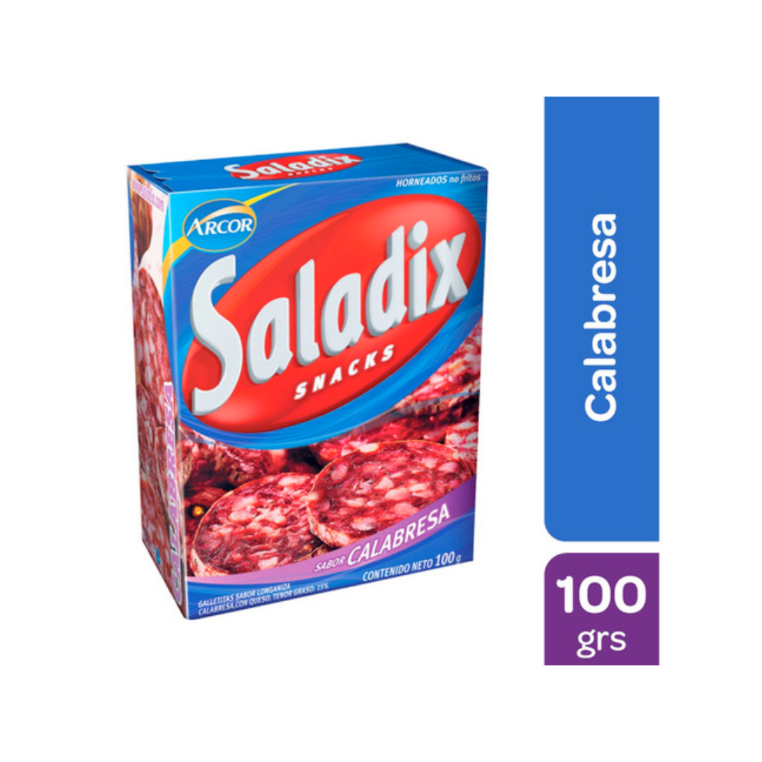 SALADIX CALABRESA 100 GRS - PACK X 3