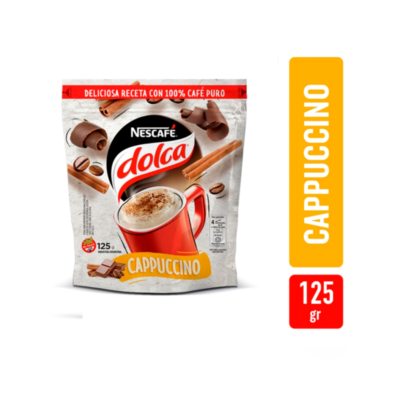 CAPUCCINO INSTANTANEO NESCAFE DOLCA 125 GR
