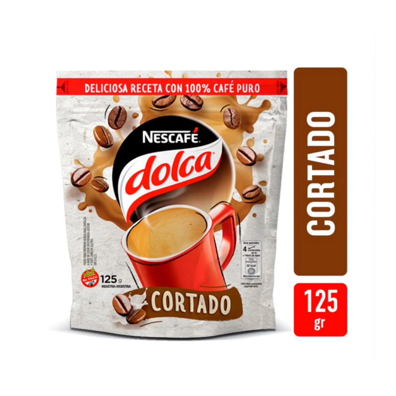 CORTADO INSTANTANEO NESCAFE DOLCA 125 GR
