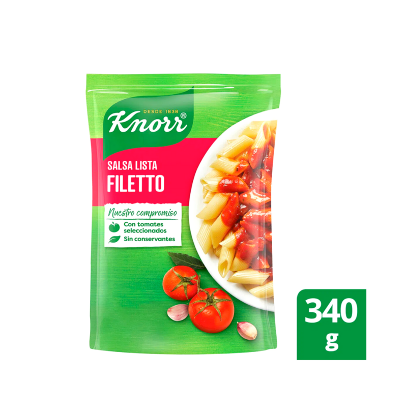 SALSA LISTA KNORR FILETTO 340 G