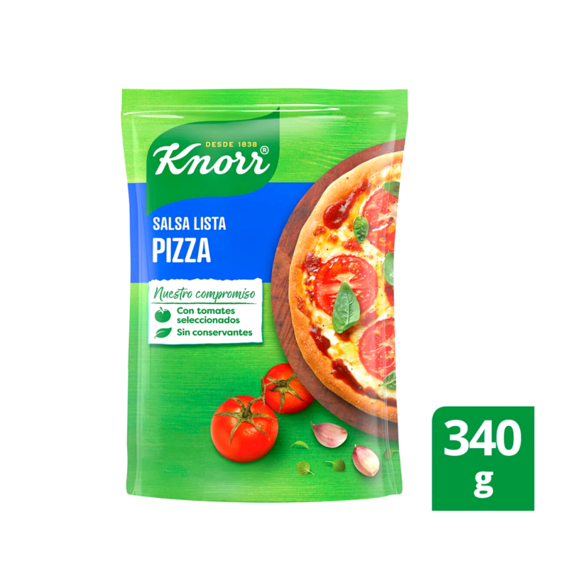 SALSA LISTA KNORR PIZZA 340 G