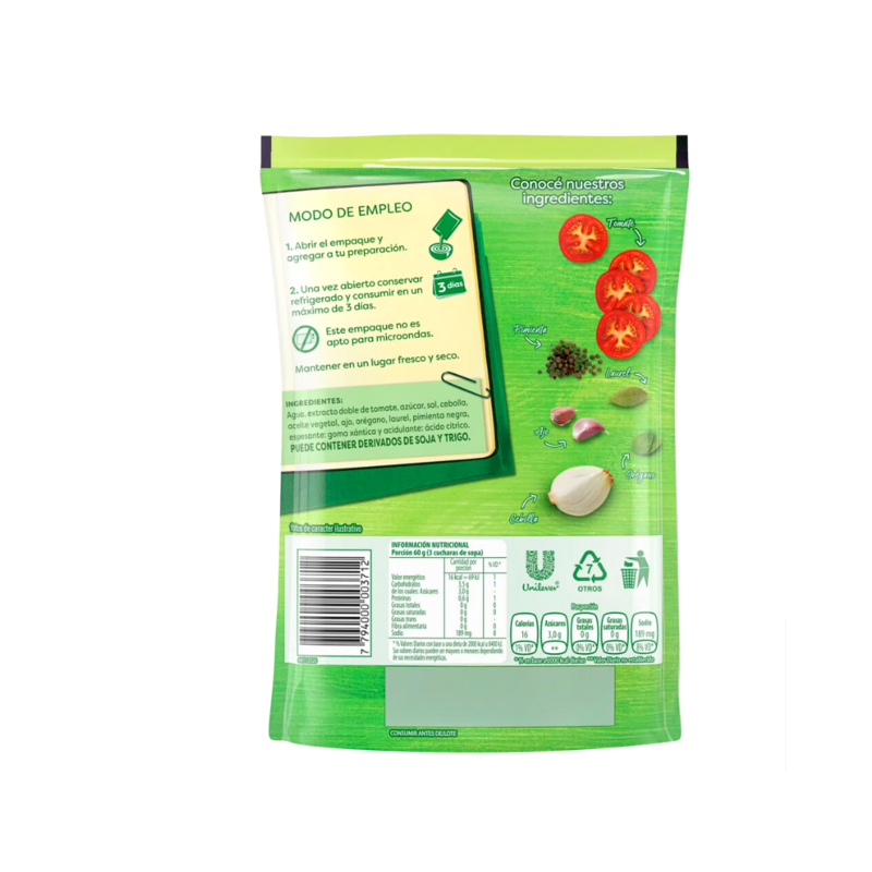 SALSA LISTA KNORR FILETTO 340 G