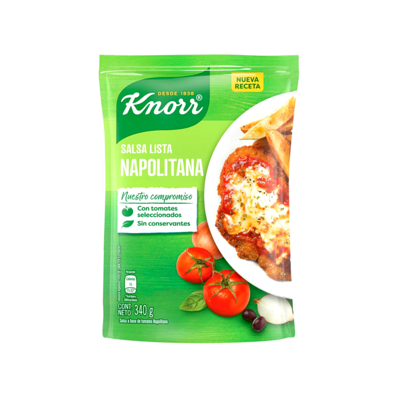 SALSA LISTA KNORR NAPOLITANA 340 G