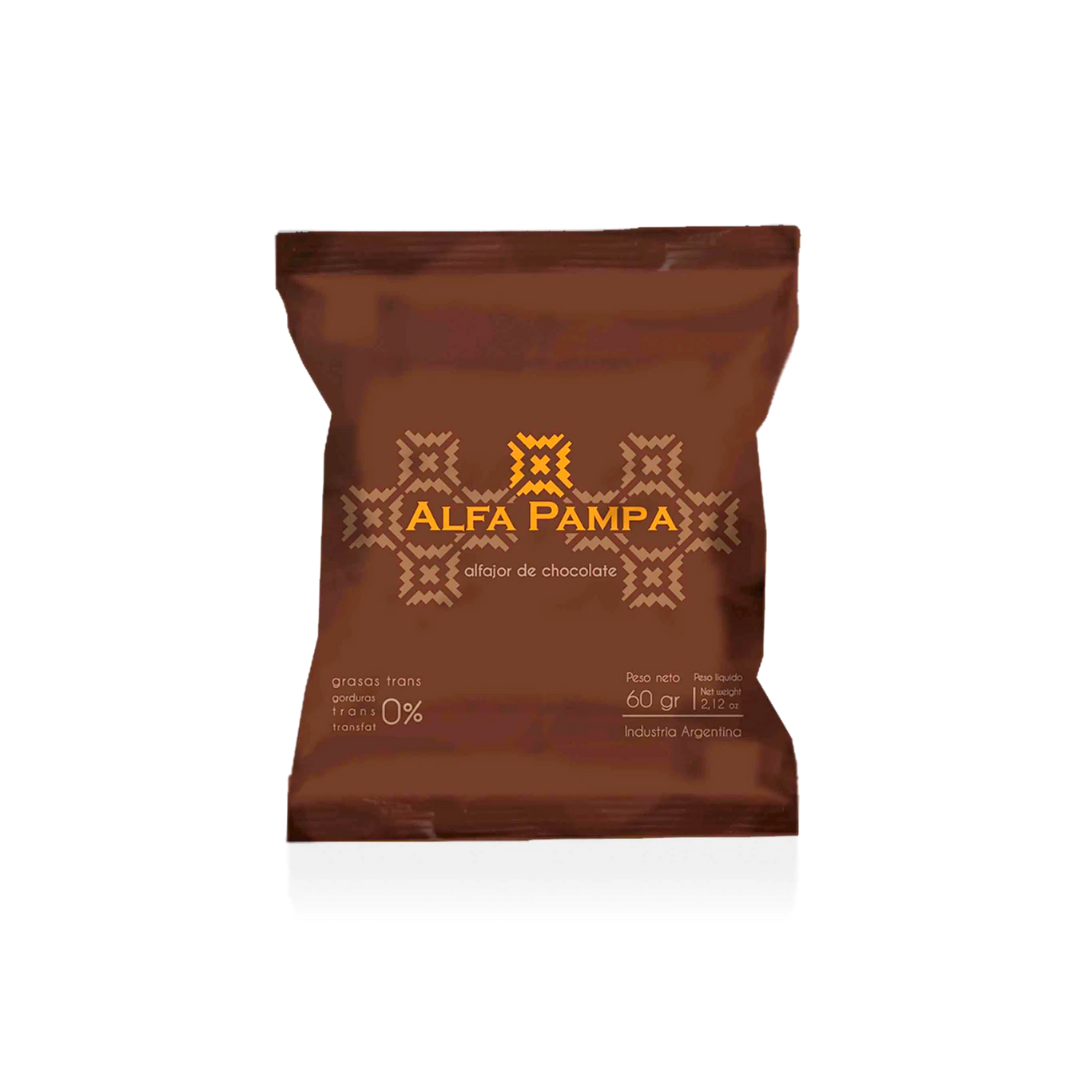 ALFA PAMPA ALFAJOR DE CHOCOLATE - PACK X 12U