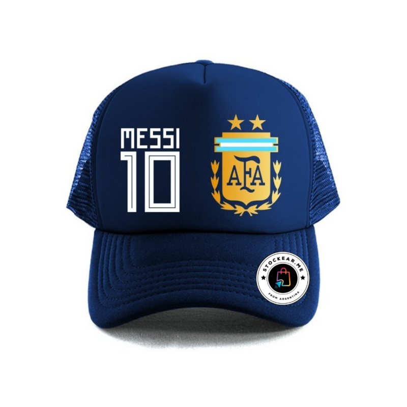GORRA TRUCKER AZUL MESSI AFA