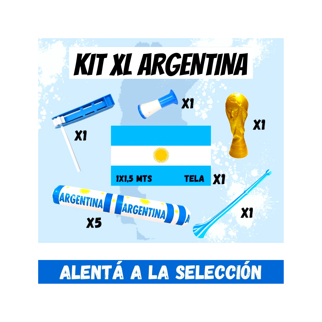 KIT HINCHA ARGENTINA XL