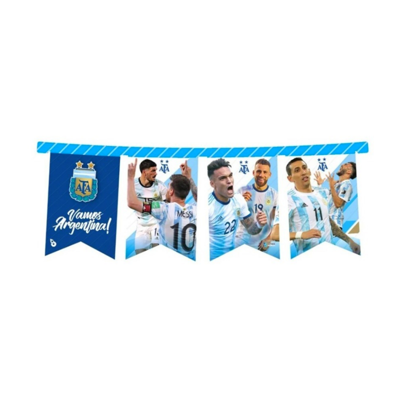 BANDERIN SELECCION ARGENTINA X 1U