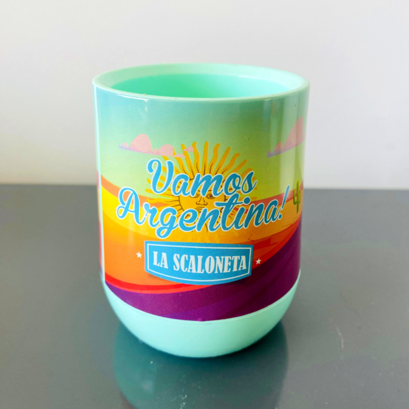 MATE C/BOMBILLA LA SCALONETA SELECCION ARGENTINA