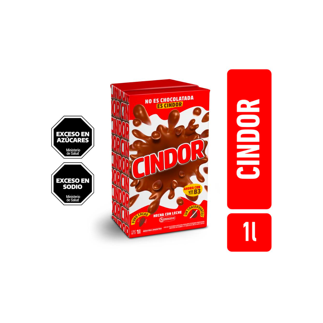 CINDOR LECHE CHOCOLATADA 1 LT