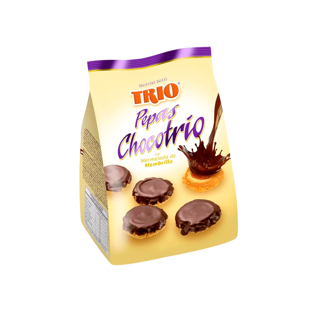 PEPAS MEMBRILLO TRIO CHOCOTRIO 500G