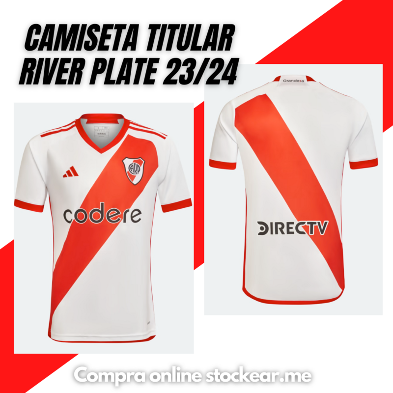 CAMISETA TITULAR ORIGINAL RIVER PLATE 23/24