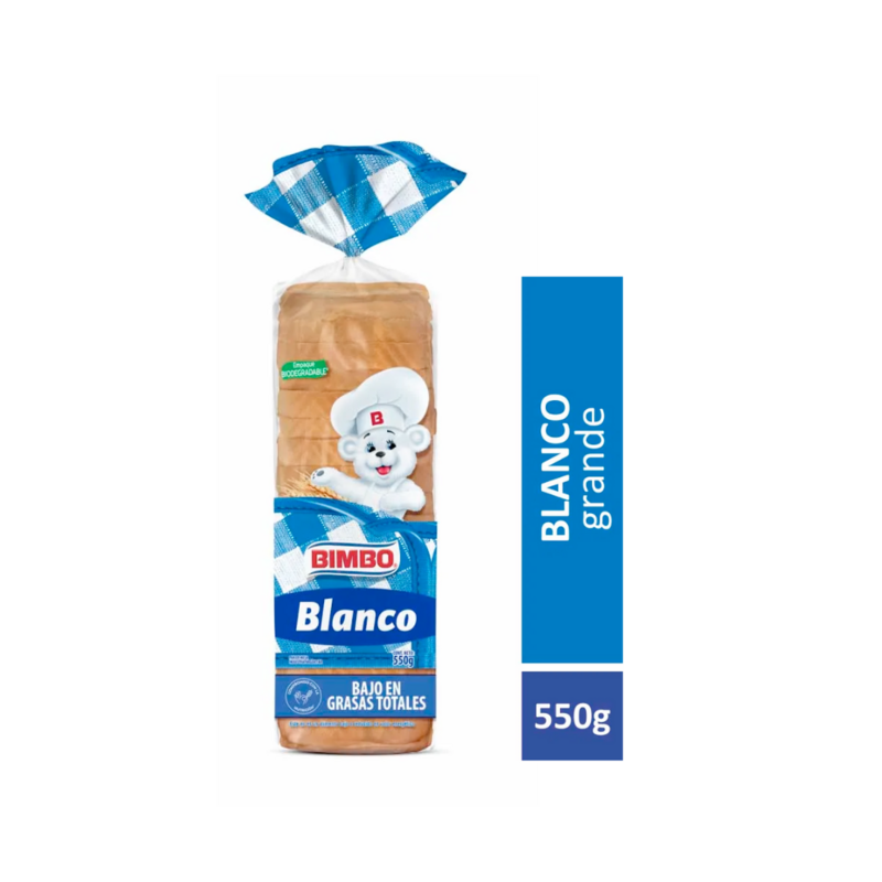BIMBO PAN BLANCO 550G